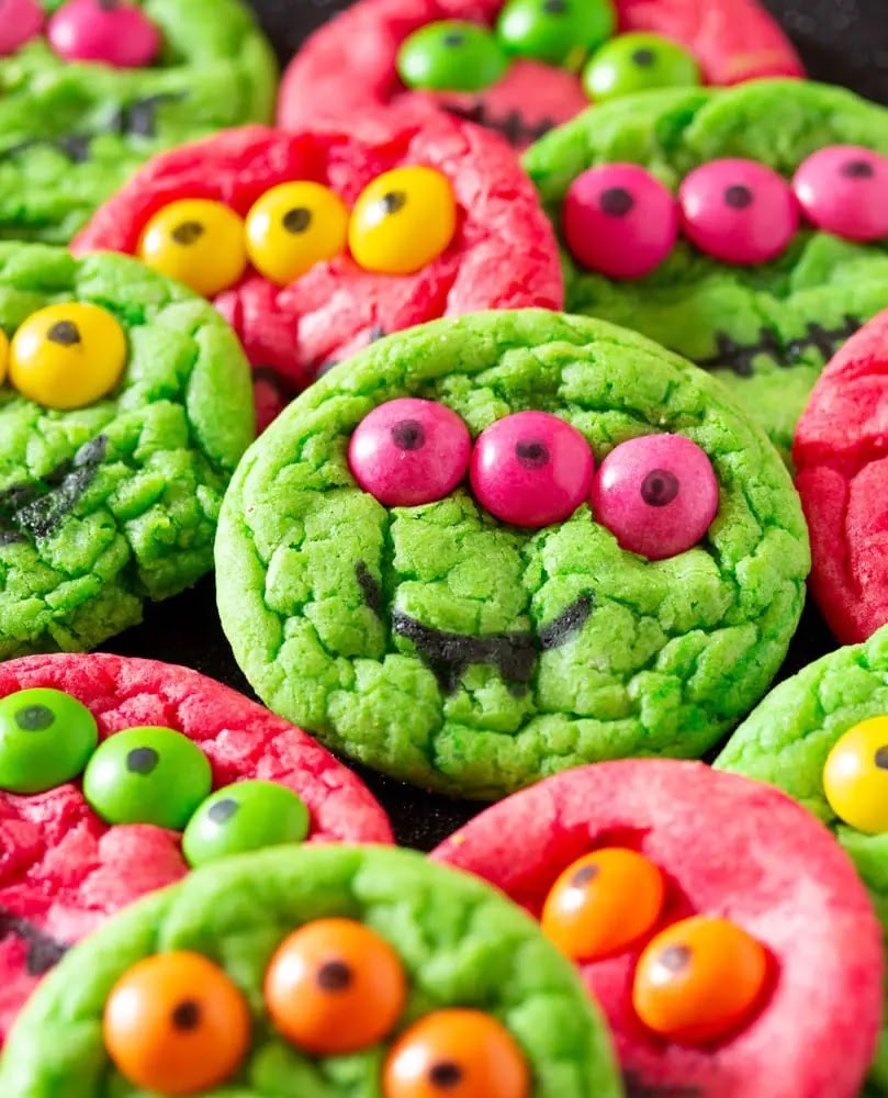 Monster Cake Cookies